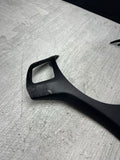 08-13 BMW E90 E92 E93 M3 Lower Steering Wheel Trim Cover Plate Black