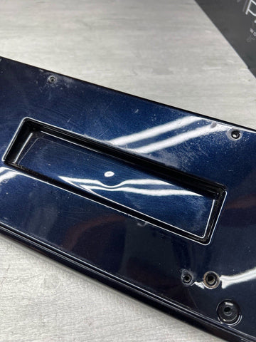BMW E46 M3 01-06 Front License Plate Base 51112694726 2694726 Carbon Black OEM