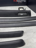 08-13 BMW E92 E93 M3 Interior Trim Set Carbon Leather OEM Genuine *Notes*
