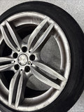 OEM BMW F10 F13 Front Wheel Rim 19x8.5 ET33 M Double Spoke Style 351 Silver