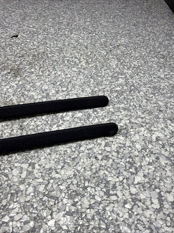 01-06 BMW E46 M3 Coupe Front A Pillars Trim Covers Black Original OEM Pair