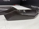 BMW 21-26 G80 G82 G83 M3 M4 Front Bumper Lower Molding Splitters Carbon Fiber
