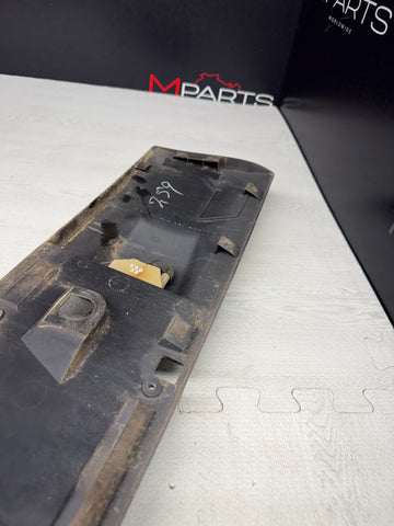 98-02 BMW E36/7 Z3 M Roadster Rear Trunk Lid License Plate Cover Trim Black OEM