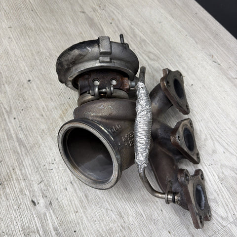 OEM BMW F80 F82 F83 F87 M3 M4 Left Turbo Turbocharger S55 Engine 1-3 49k