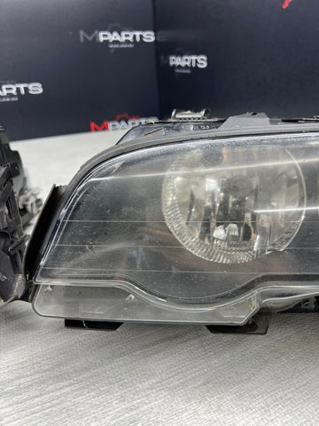 02-06 BMW E46 M3 OEM ORIGINAL Bi Xenon Headlights *Broken Tab*