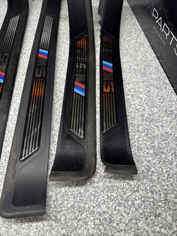 BMW E39 M Sport Door Sill Trim Scuff Plates Set OEM 525i 530i 540i M-Tech M5
