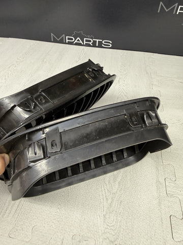 01-06 BMW E46 M3 Front Kidney Grilles Grills Gloss Black