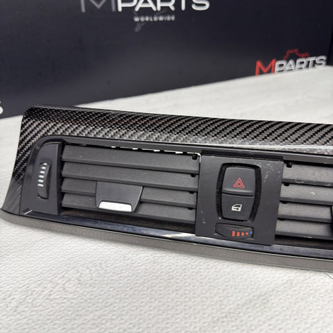 15-20 BMW F80 M3 F82 F83 M4 Carbon Fiber Interior Dash Vent Trim OEM *Scratch*