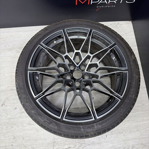OEM BMW 21-26 G80 G82 G83 M3 M4 19” Front Wheel Rim Style 826M 19x9.5