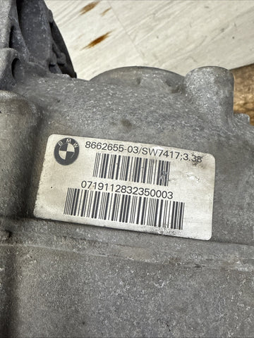 2018-2024 BMW X3 X4 X5 REAR DIFFERENTIAL AXLE CARRIER 3.38 RATIO OEM 8662655