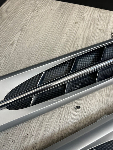 98-02 BMW Z3 M Z3M Fender Hood Vent Grilles Grilles Pair OEM Silver
