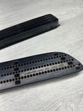 01-06 BMW E46 M3 Left Right Fender Vent Grilles Grills Trims Matte Black