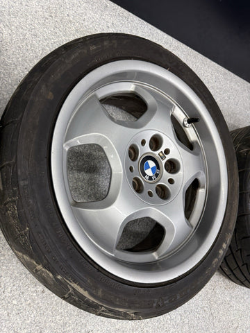 95-99 BMW E36 M3 OEM 17" Staggered M Contour Set of 4 Wheels Rims