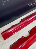 01-06 BMW E46 M3 Rocker Panel Side Skirts OEM Imola Red