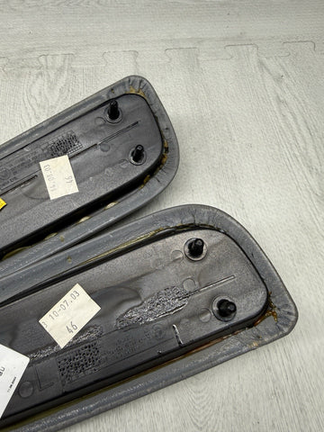 01-06 BMW E46 M3 Convertible Door Arm Rest Armrest Pads Grey