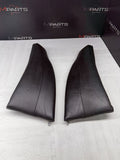 00-03 BMW E39 M5 BLACK REAR LEATHER SEAT CUSHION UPPER SIDE BOLSTERS OEM