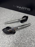 08-13 BMW E92 E93 M3 Fender Grilles Side Marker Lights Chrome OEM Factory