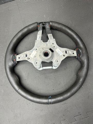 BMW Steering Wheel 15-20 F80 F82 F83 M3 M4 Manual DCT Suede Blue Ring