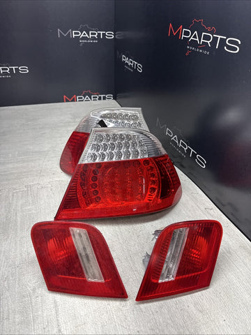 01-06 BMW E46 325 330 M3 Convertible Rear LED Tail Lights Set OEM *Notes*