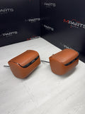 2001-2006 BMW E46 M3 Convertible Cinnamon Rear Headrests Head Rests Pair