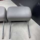 2001-2006 BMW E46 M3 Convertible Grey Rear Headrests Head Rests Pair OEM