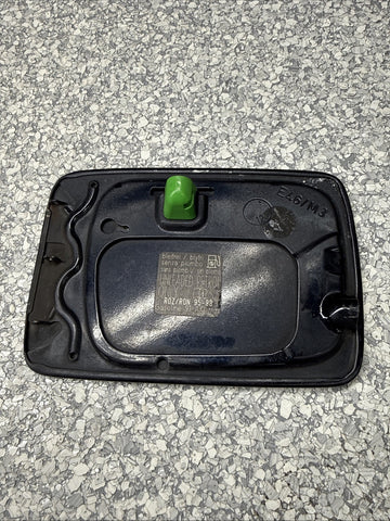 01-06 BMW E46 M3 Rear Fuel Gas Tank Flap Filler Lid Cover Cap Carbon Black OEM