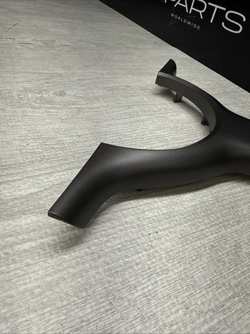 OEM 01-06 BMW E46 M3 Lower Steering Wheel Trim Cover Plate Titan Shadow Grey