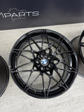 15-20 BMW F80 F82 F83 M3 M4 Competition 666M 20” OEM Wheels Rims Set Gloss Black