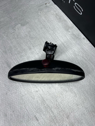 01-06 BMW E46 M3 Rearview Rear View Oval Mirror *Damaged*