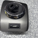 01-06 BMW E46 M3 Center Dome SMG Shift Plate Titan Shadow Grey