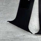 00-03 BMW E39 M5 B-Pillar Column Interior Upper Cover Pair  Black OEM