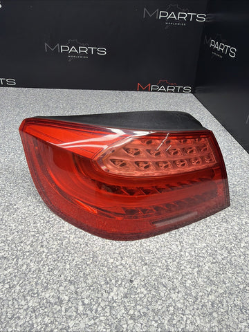 11-13 BMW OEM E93 335 M3 LCI Rear Left Driver Tail Light Side Stop Light Outer