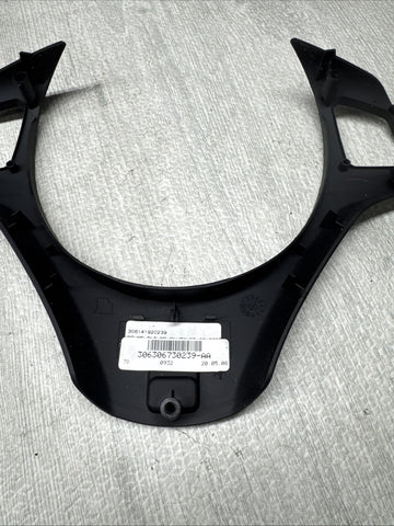 08-13 BMW E90 E92 E93 M3 Lower Steering Wheel Trim Cover Plate Black *Notes*