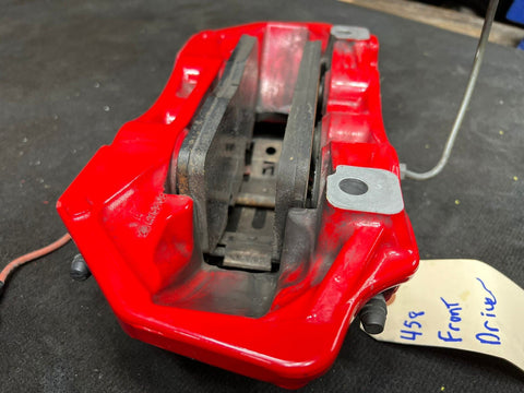 Ferrari 458 Italia, Spider, Left Driver, Front Brake Caliper, Red, P/N 261774