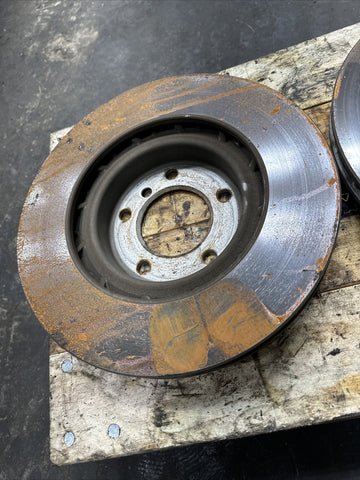 00-02 BMW Z3M Front Brake Rotors Left Right Pair Set OEM