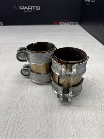BMW 21-26 G80 G82 G83 M3 M4 Exhaust Midpipe Clamps OEM Genuine