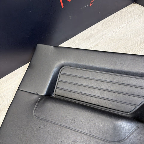 BMW E30 Coupe Right Side Rear Interior Door Card Panel Black 51431961290 *Notes*