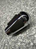 2004-2006 BMW E46 M3 SMG GEAR SHIFT KNOB NAPPA BLACK LEATHER / CHROME OEM
