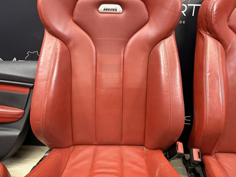15-18 BMW F80 M3 Sedan Interior Heated Seats & Panels / Sunshade Sakhir Orange
