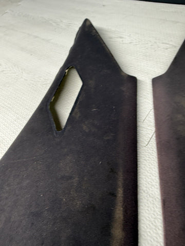 94-99 BMW E36 318I 323I 325I M3 COUPE REAR C PILLAR PILLARS TRIMS BLACK *CRACKS