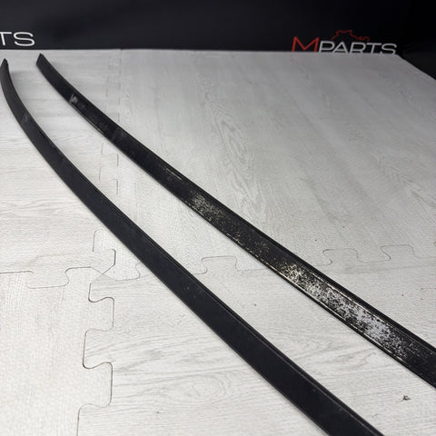 BMW E46 325 330 M3 Roof Rails Moldings Trims Pair Coupe OEM