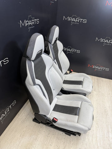 BMW 21-26 G83 M4 Front Merino Silverstone Leather Seats Powered Heated