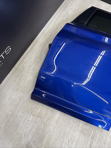(PICKUP ONLY) 18-24 BMW F97 G01 X3 X3M Rear Left Driver Door  Marina Bay Blue