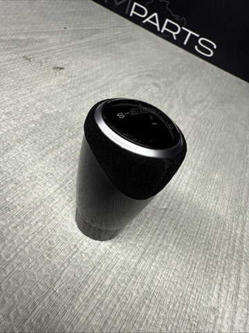 NEW BMW E46 M3 Gloss Black Suede Shift Knob Shifter SMG Weighted