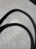 BMW E46 M3 01-06 Left Driver Side Door Weather Strip Seal Black OEM *1 Rip