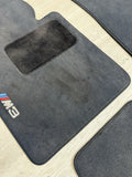 Genuine 01-06 BMW E46 M3 Coupe Carpets Floor Mats Black Front & Rear