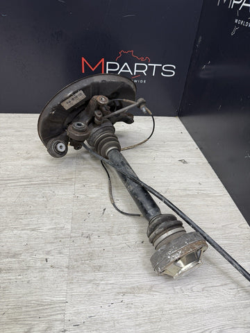 08-13 OEM BMW E90 E92 E93 M3 Rear Left Driver Axle + Spindle Knuckle