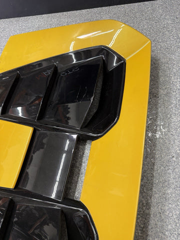 16-24 Lamborghini Huracan Spyder Rear Engine Hood Bonnet Yellow