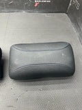 2001-2006 BMW E46 M3 Coup Rear Seat Headrests Black Leather OEM