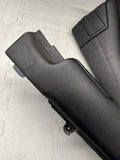 BMW 01-06 E46 325 330 M3 OEM Convertible Rear Top Lateral Trims Panels Black